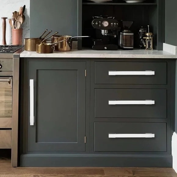 Sleek Silver Cabinet Handles (057) - Picture 2 of 5